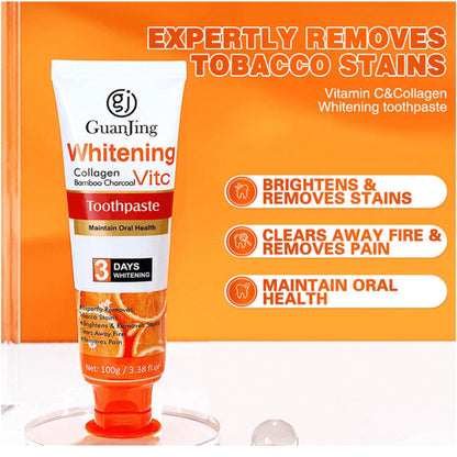 PASTA DENTAL ELIMINACION DE MANCHAS BLANQUEAMIENTO BUCAL