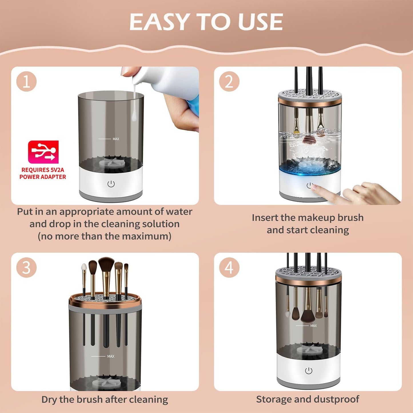 MAQUINA LIMPIADORA DE BROCHAS