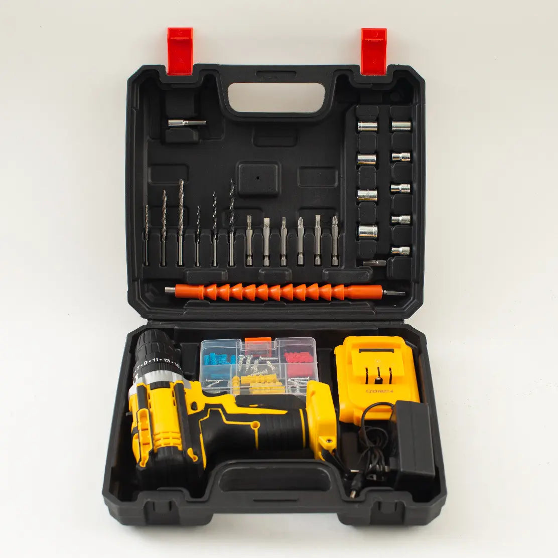 SET DE TALADRO CON 2 BATERIAS DE 21V