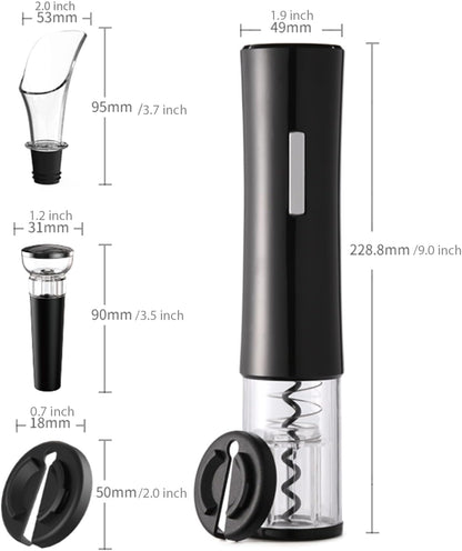 SET DESTAPADOR DE VINO ELECTRICO