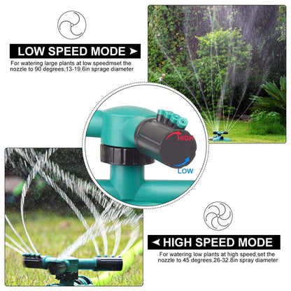 ROCIADOR DE JARDIN GIRATORIO