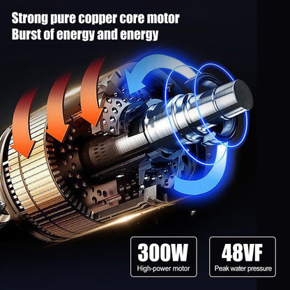 PISTOLA HIDROLAVADORA CON 2 BATERIAS 48V Y 24V