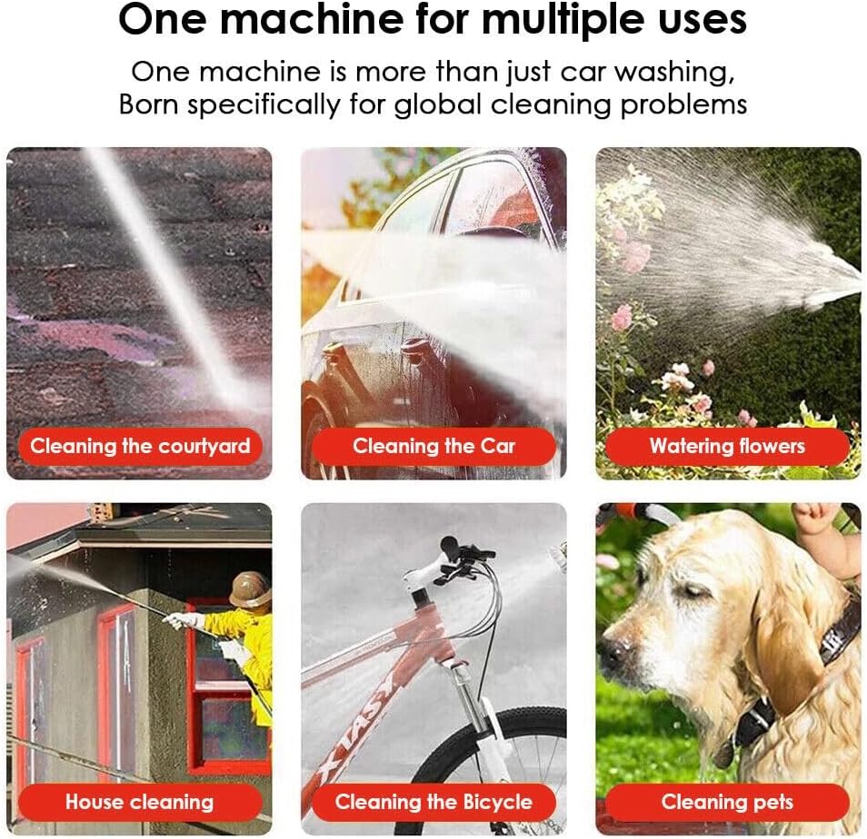 PISTOLA HIDROLAVADORA CON 2 BATERIAS 48V Y 24V