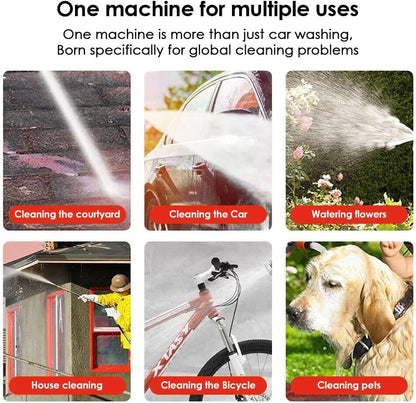 PISTOLA HIDROLAVADORA CON 2 BATERIAS 48V Y 24V