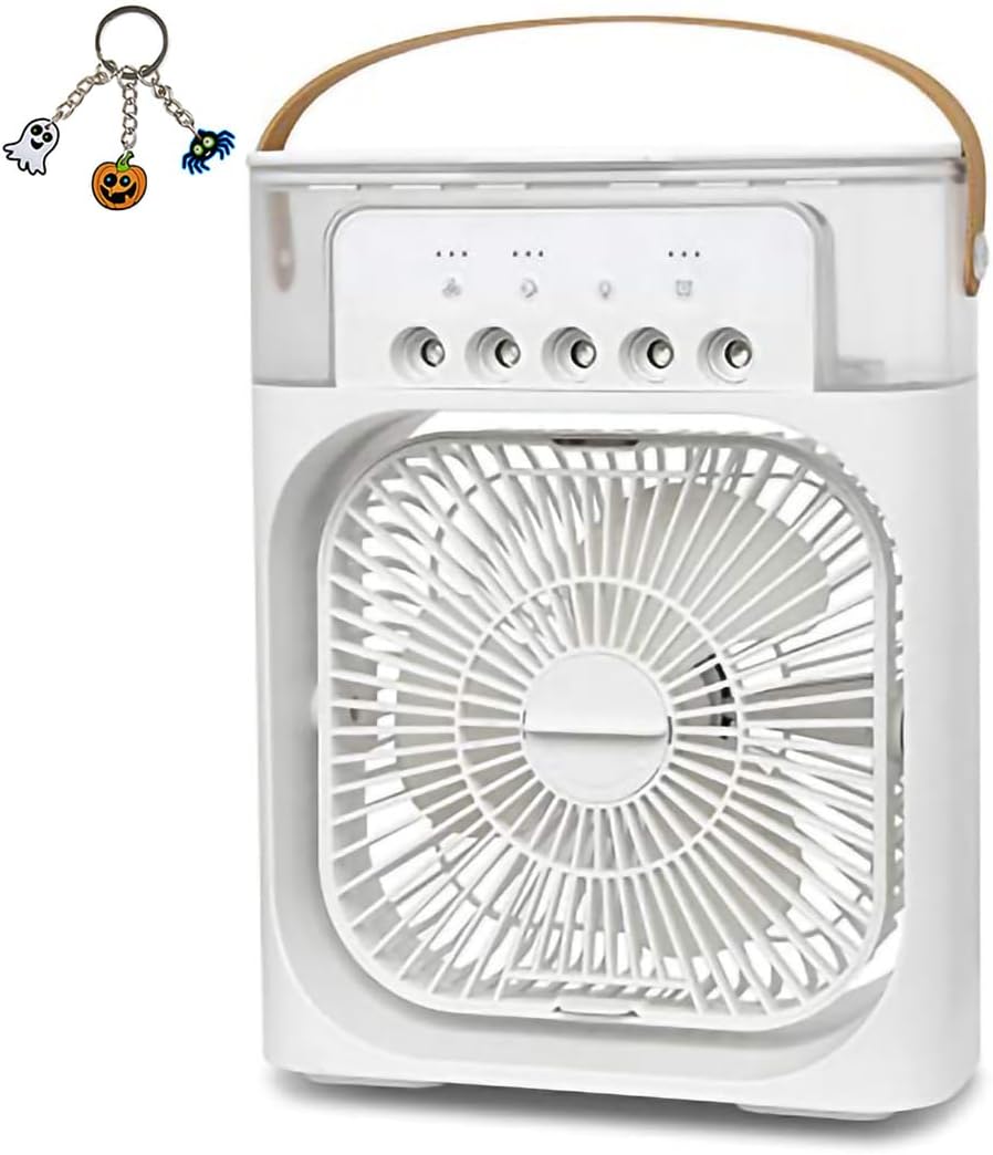 MINI VENTILADOR DE AIRE CON HUMIFICADOR