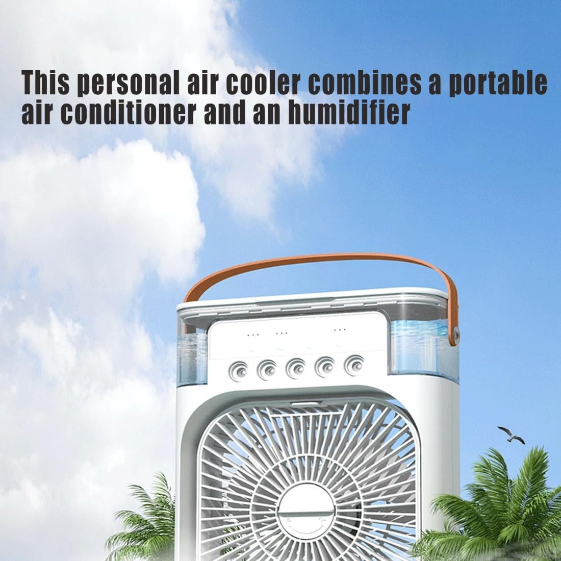 MINI VENTILADOR DE AIRE CON HUMIFICADOR