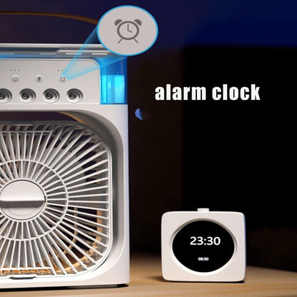MINI VENTILADOR DE AIRE CON HUMIFICADOR