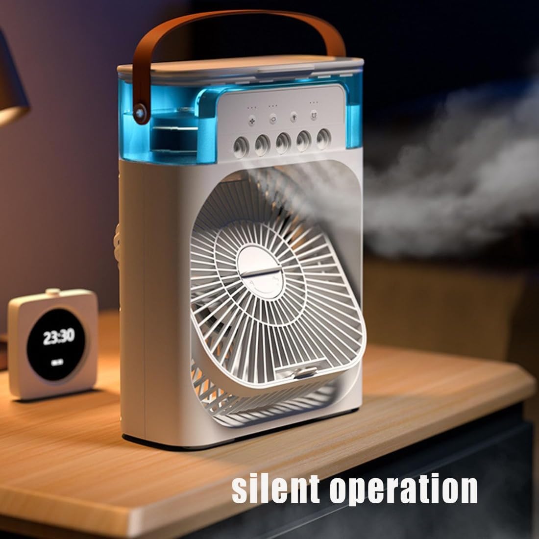 MINI VENTILADOR DE AIRE CON HUMIFICADOR