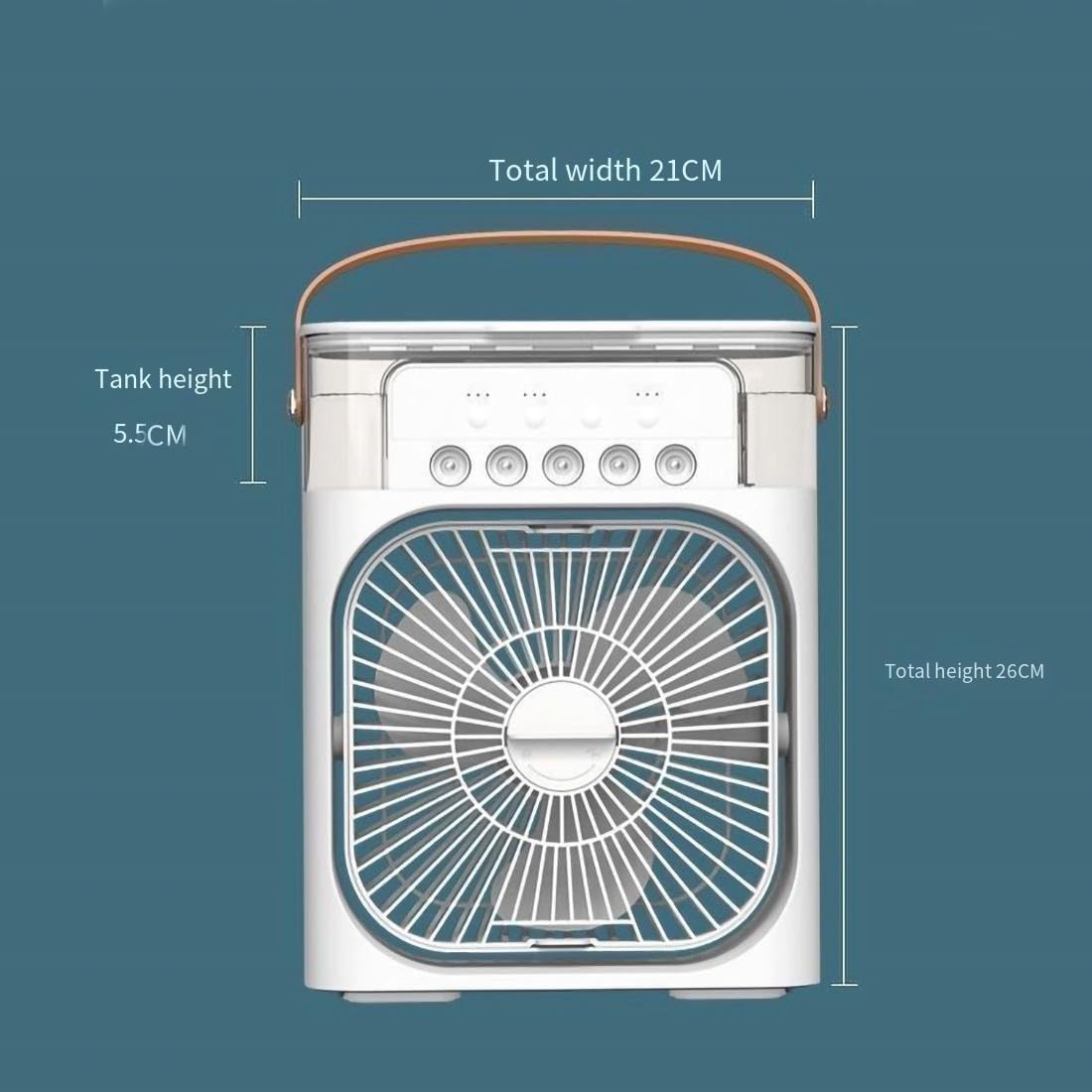 MINI VENTILADOR DE AIRE CON HUMIFICADOR