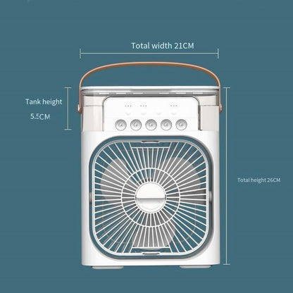 MINI VENTILADOR DE AIRE CON HUMIFICADOR
