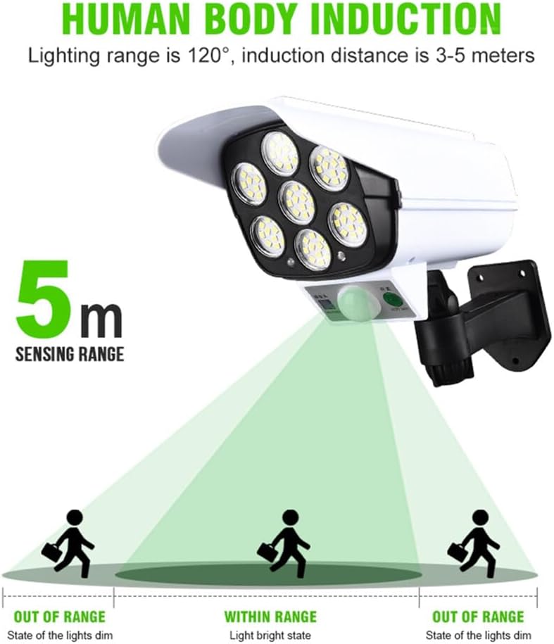 LUZ SOLAR CON SENSOR