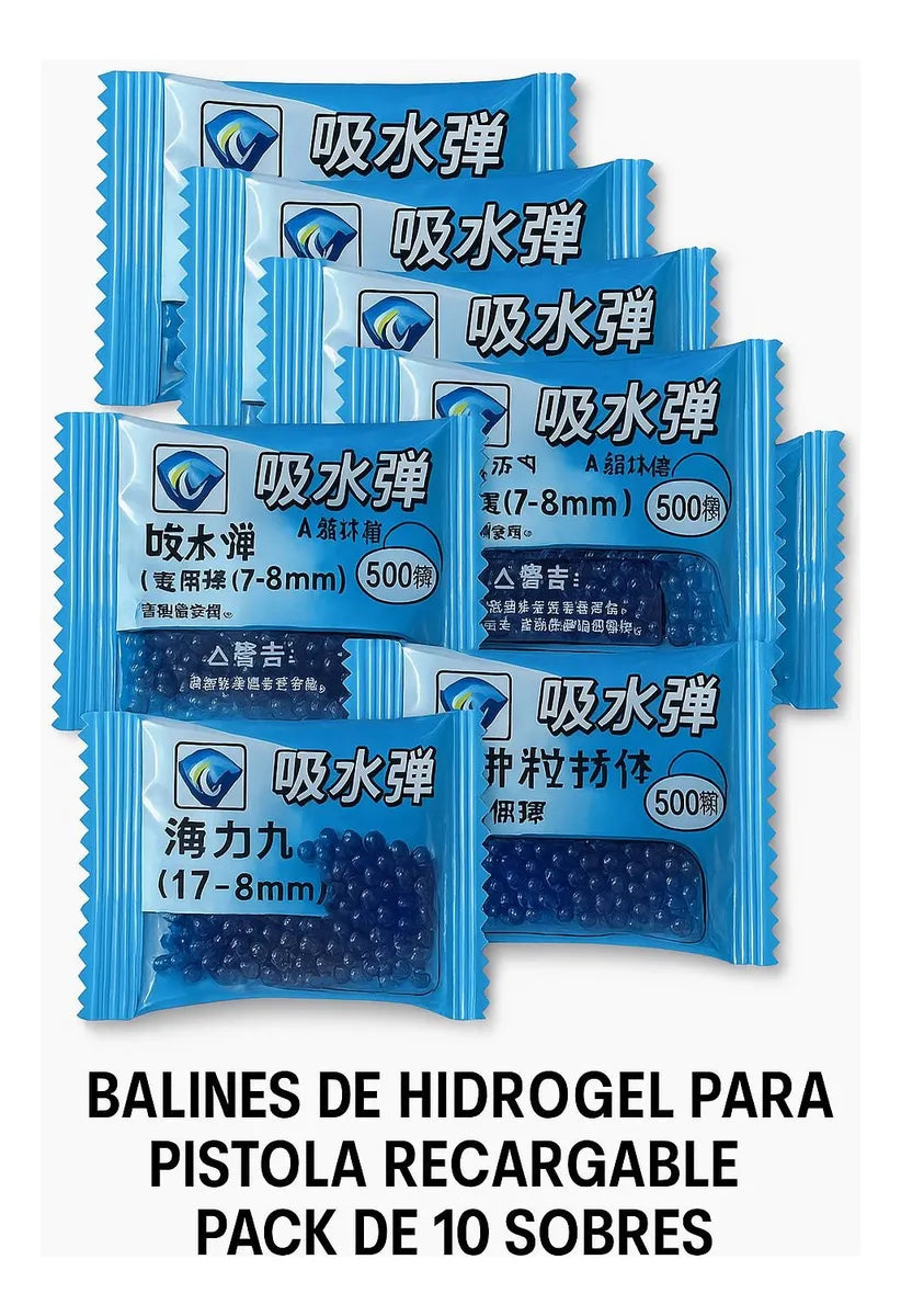20 PACK DE 500 HIDROGEL (10,000)