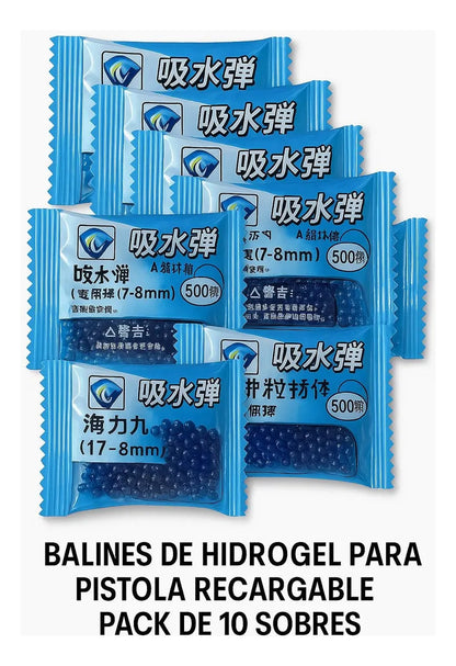 20 PACK DE 500 HIDROGEL (10,000)