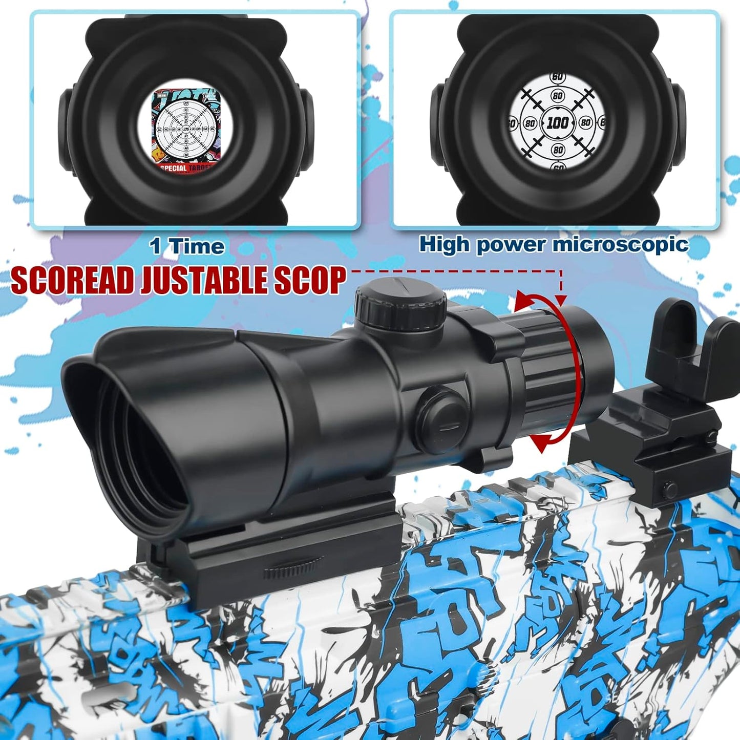 PISTOLA HIDRO GEL CON VISOR